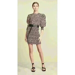 NEW! Rebecca Minkoff Women's L Tabby Micro-Floral Mini Dress NWT $248